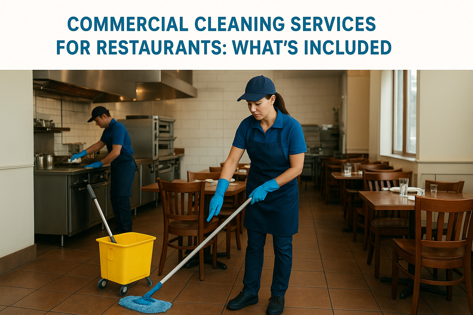 Commercial Cleaning Services for Restaurants: What's Included